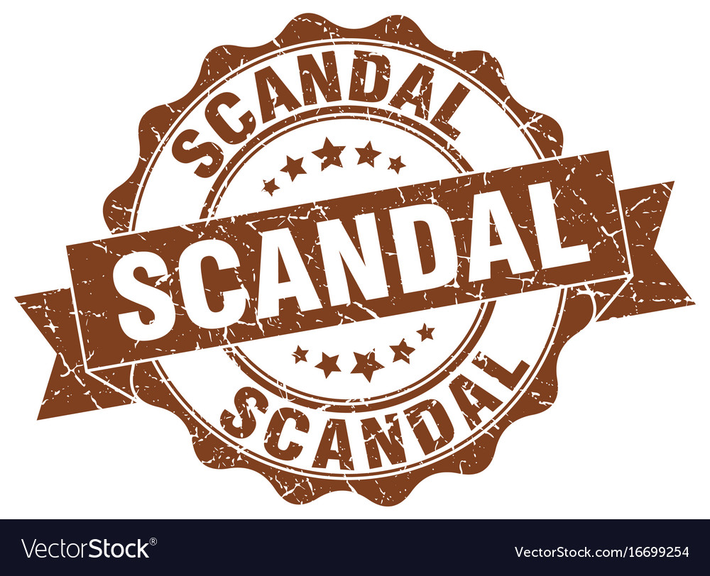 Scandal stamp sign seal