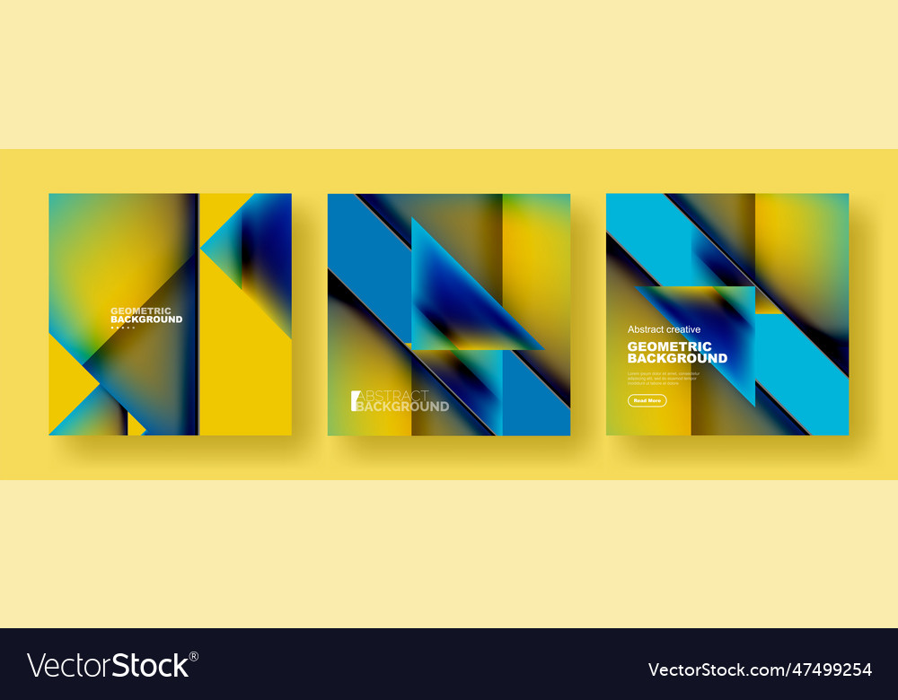 Set of abstract backgrounds - overlapping vector image Set of abstract backgrounds - overlapping