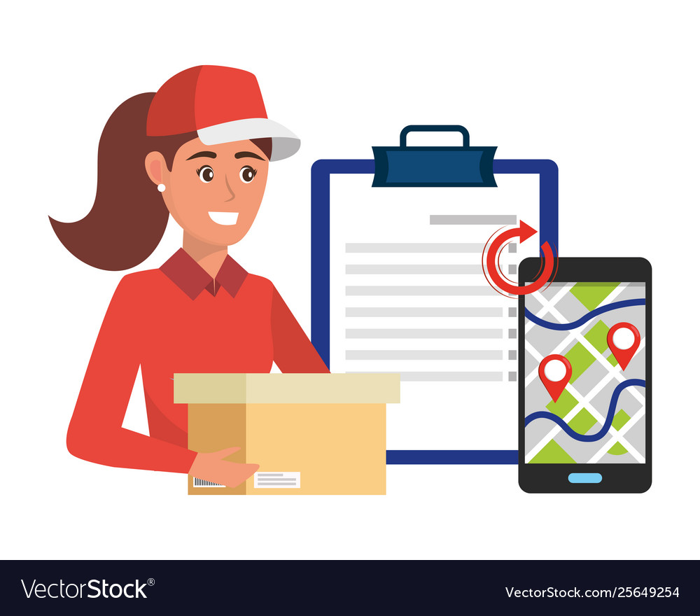 Tracking and delivery logistic worker