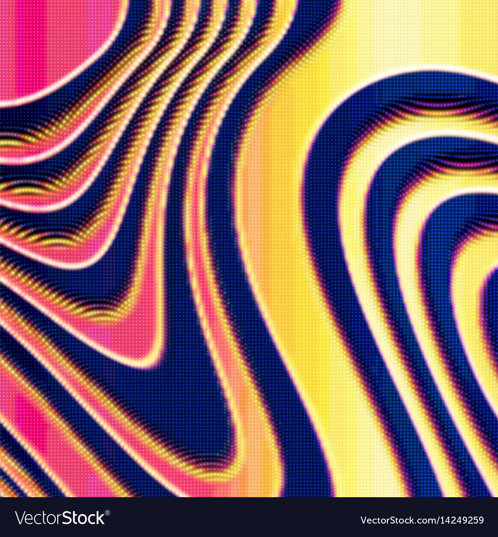 Abstract colorful distorted mesh