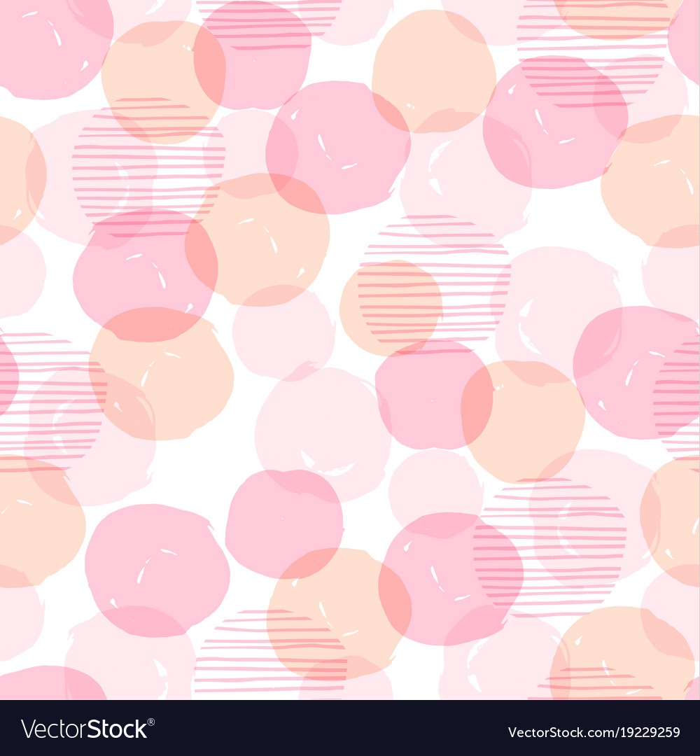 Abstract geometric seamless pattern with circles