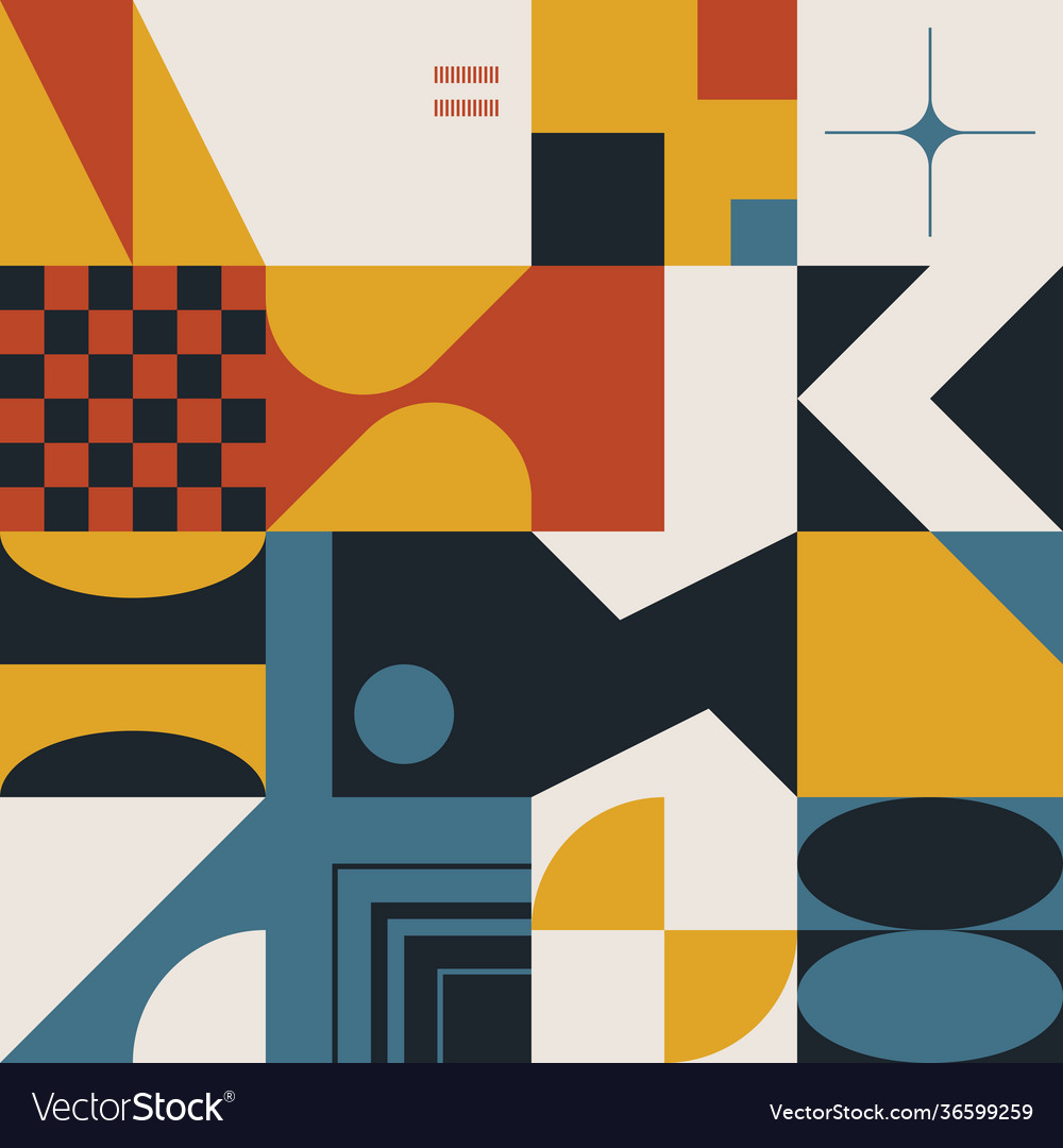 Abstract pattern design elements vector image Abstract pattern design elements