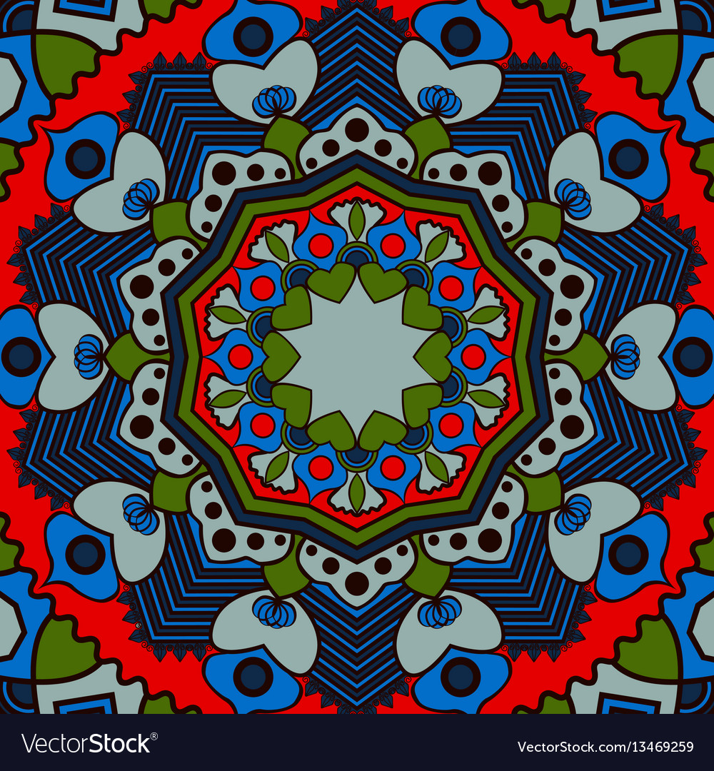 Beautiful circular pattern unusual background vector image Beautiful circular pattern unusual background
