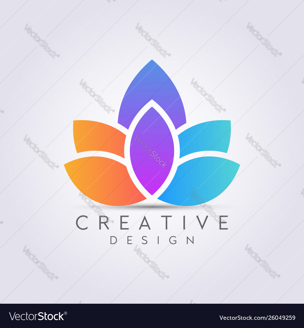 Beautiful modern and luxury flower design elegant Vector Image