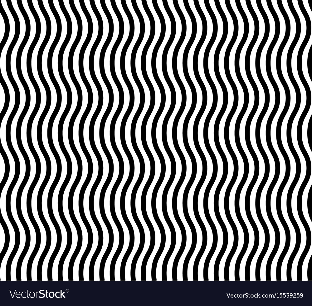 Black and White Wavy Lines Background