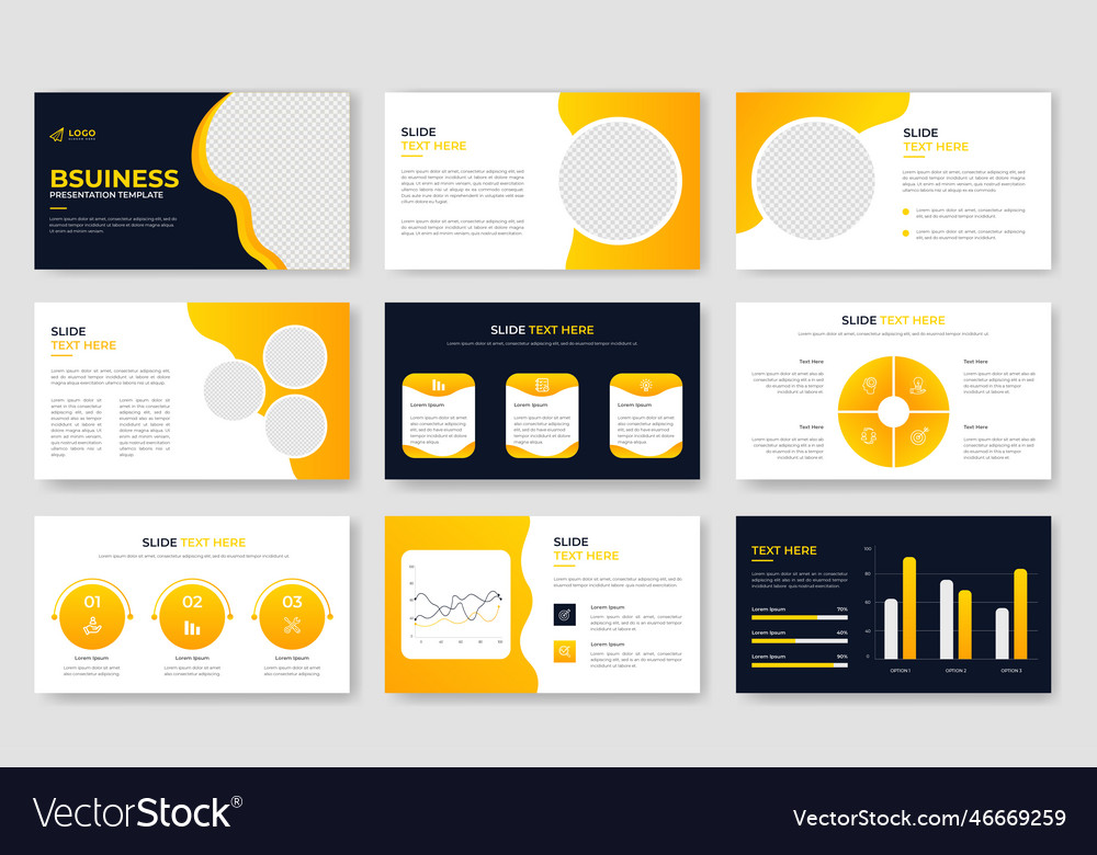Business powerpoint presentation slides template