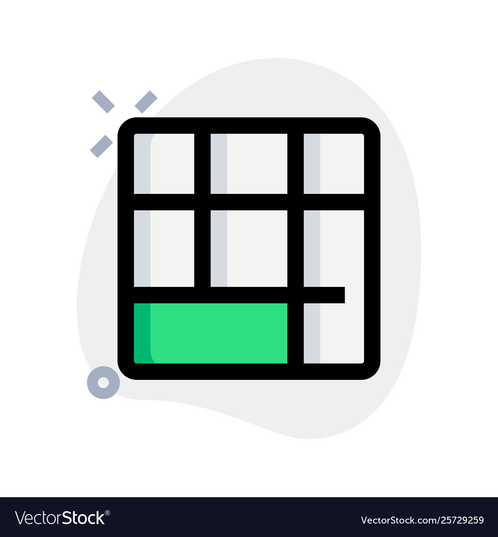 Content bar with square tiles block layout