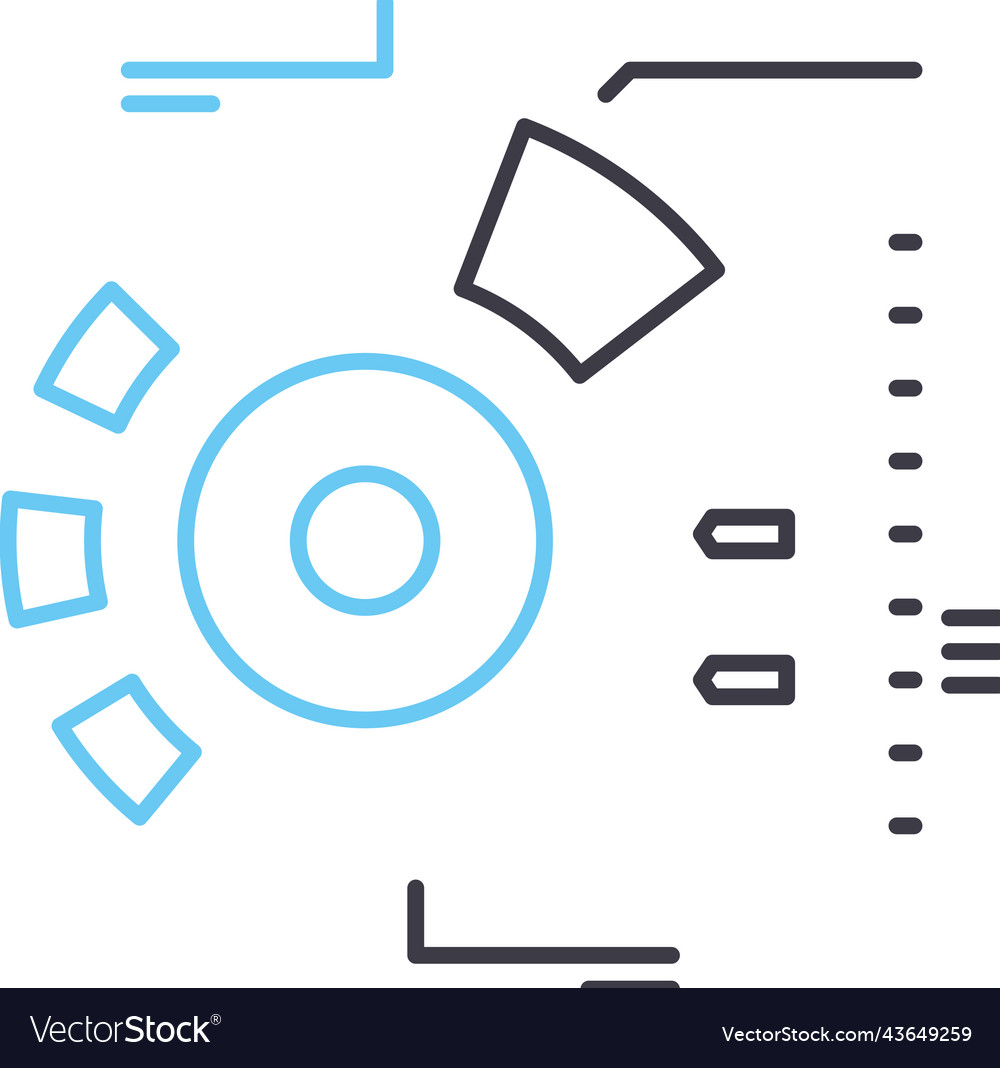 Input interfaces line icon outline symbol vector image Input interfaces line icon outline symbol