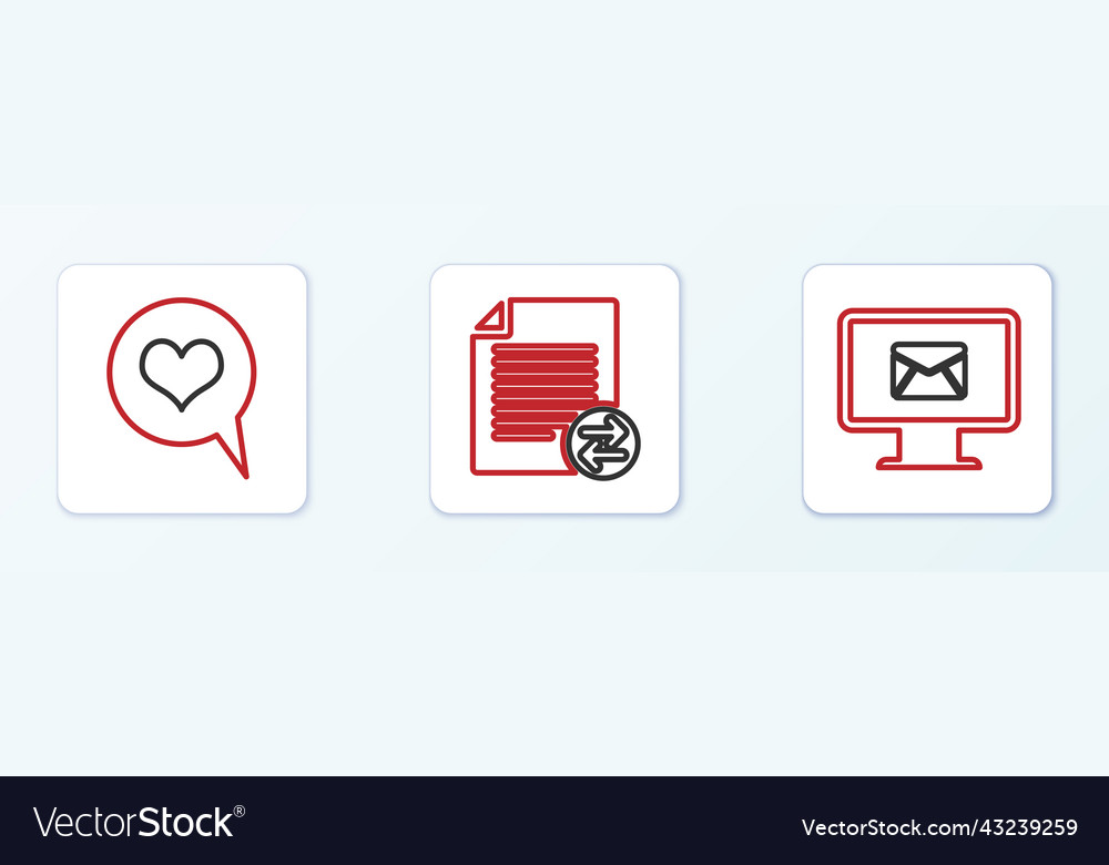 Set line monitor and envelope heart in speech