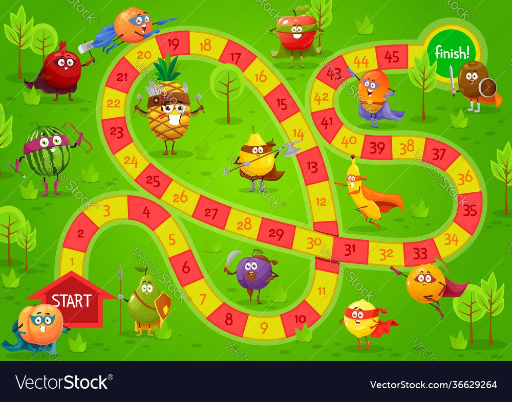 Kids Board Game Vector Template Saint Patricks Step Boardgame Spiral Stock  Vector by ©Seamartini 444545184