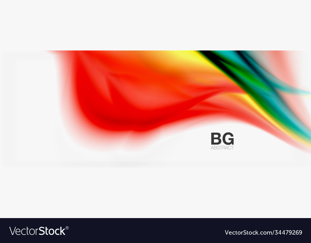 Abstract background smooth flowing lines blurred Vector Image Abstract background smooth flowing lines blurred