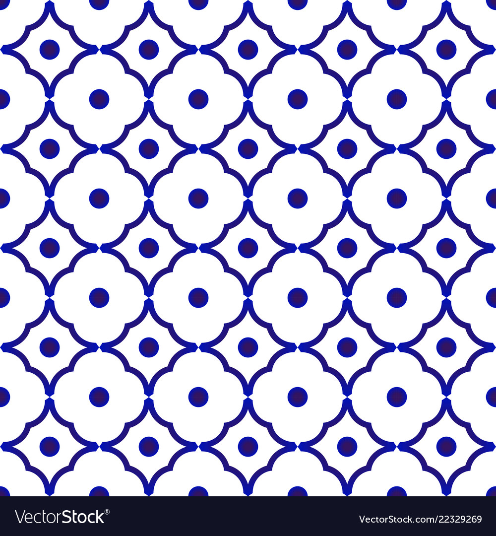 Ceramic pattern design Royalty Free Vector Image