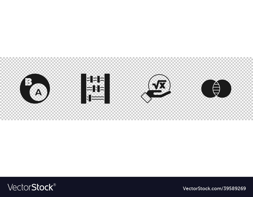 Set subsets math a is subset of b abacus Vector Image Set subsets math a is subset of b abacus