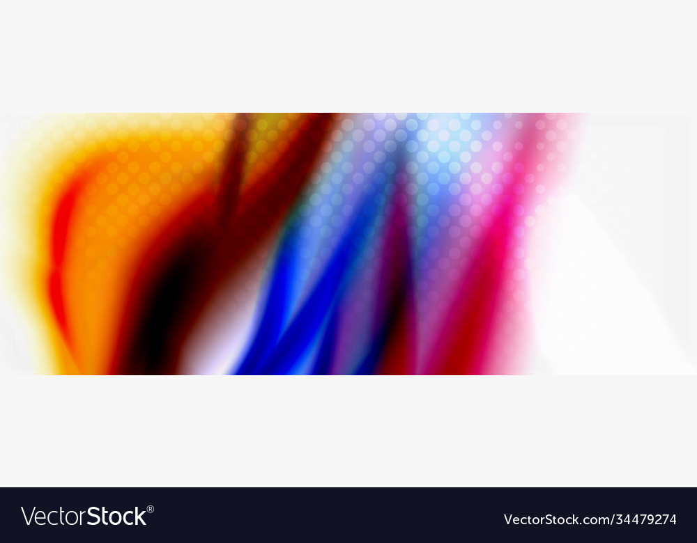 Abstract background smooth flowing lines blurred vector image Abstract background smooth flowing lines blurred