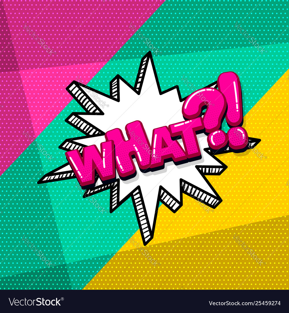 Pop art comic text Royalty Free Vector Image - VectorStock