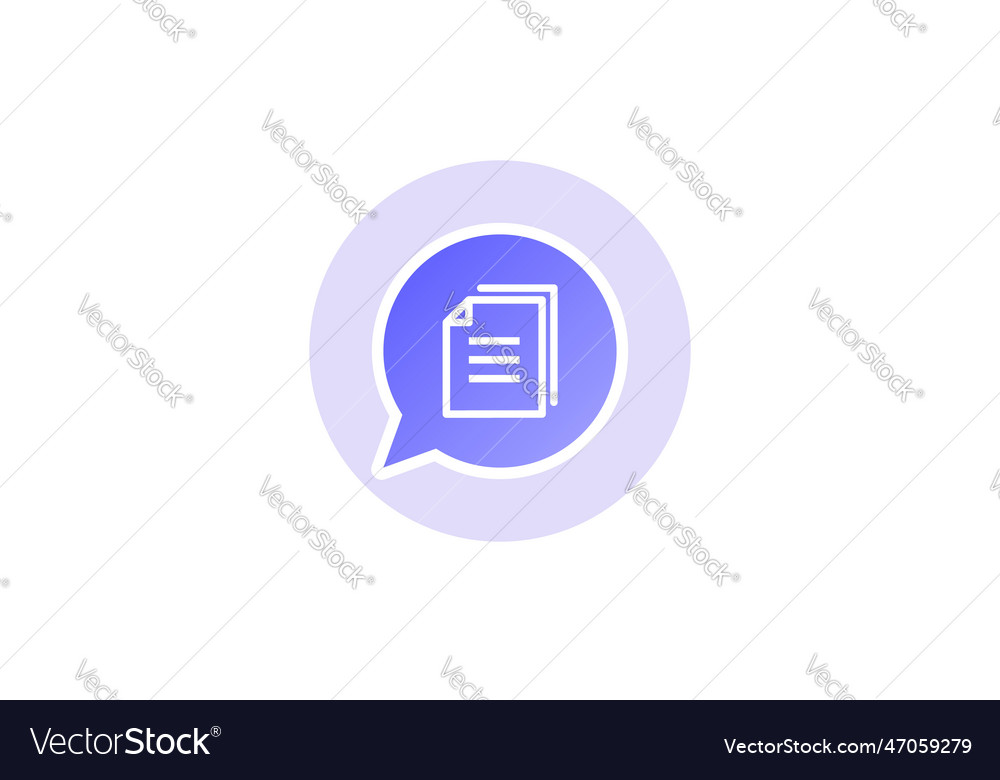 Document paper file page symbol icon vector image Document paper file page symbol icon