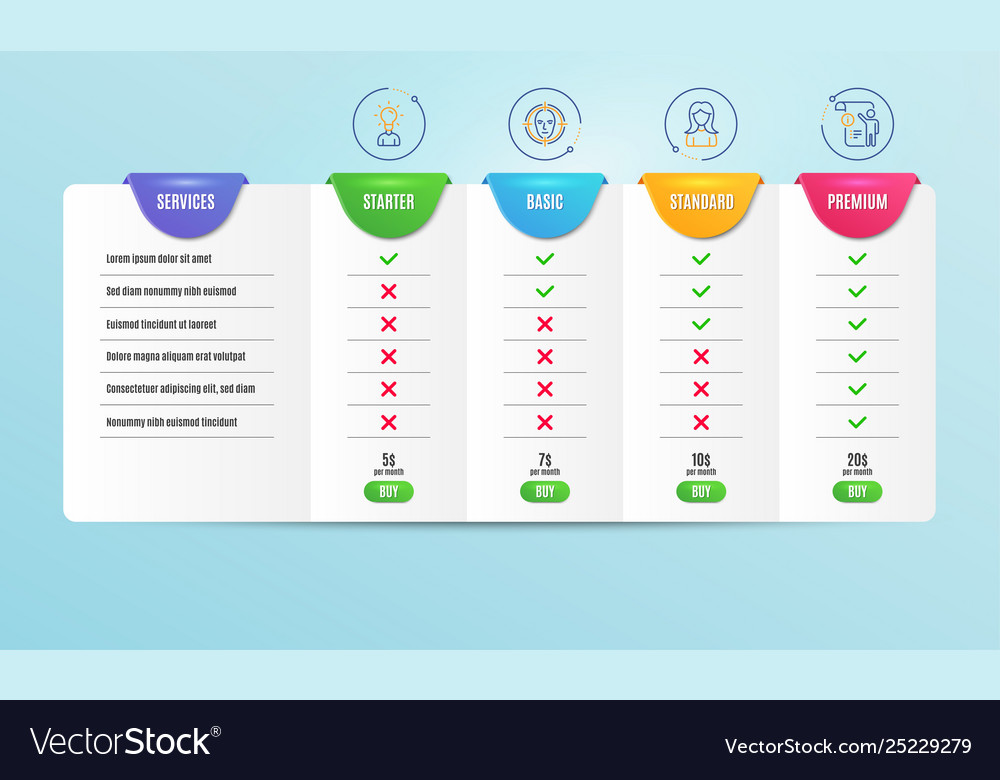 Education woman and face detect icons set manual