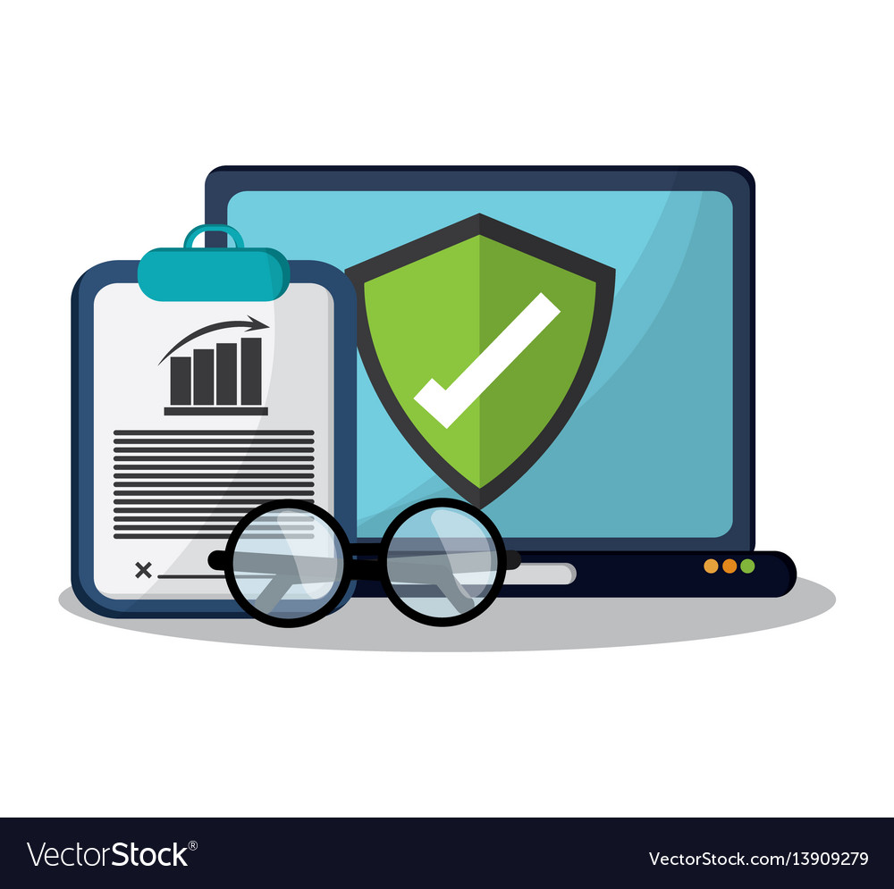 Internet security related icons image vector image Internet security related icons image