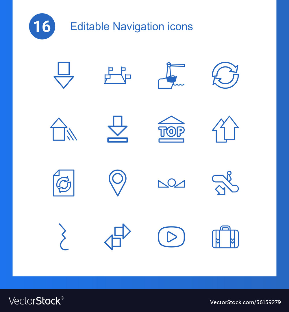 Navigation icons