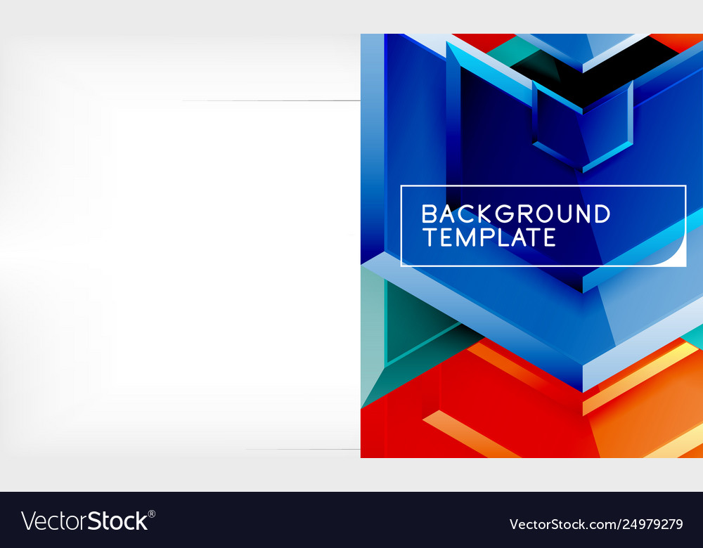 Techno arrow background template design Vector Image Techno arrow background template design