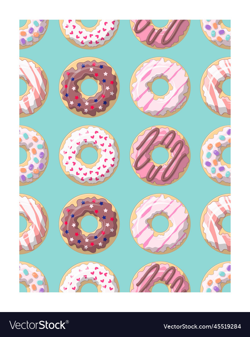 Donuts blue banner