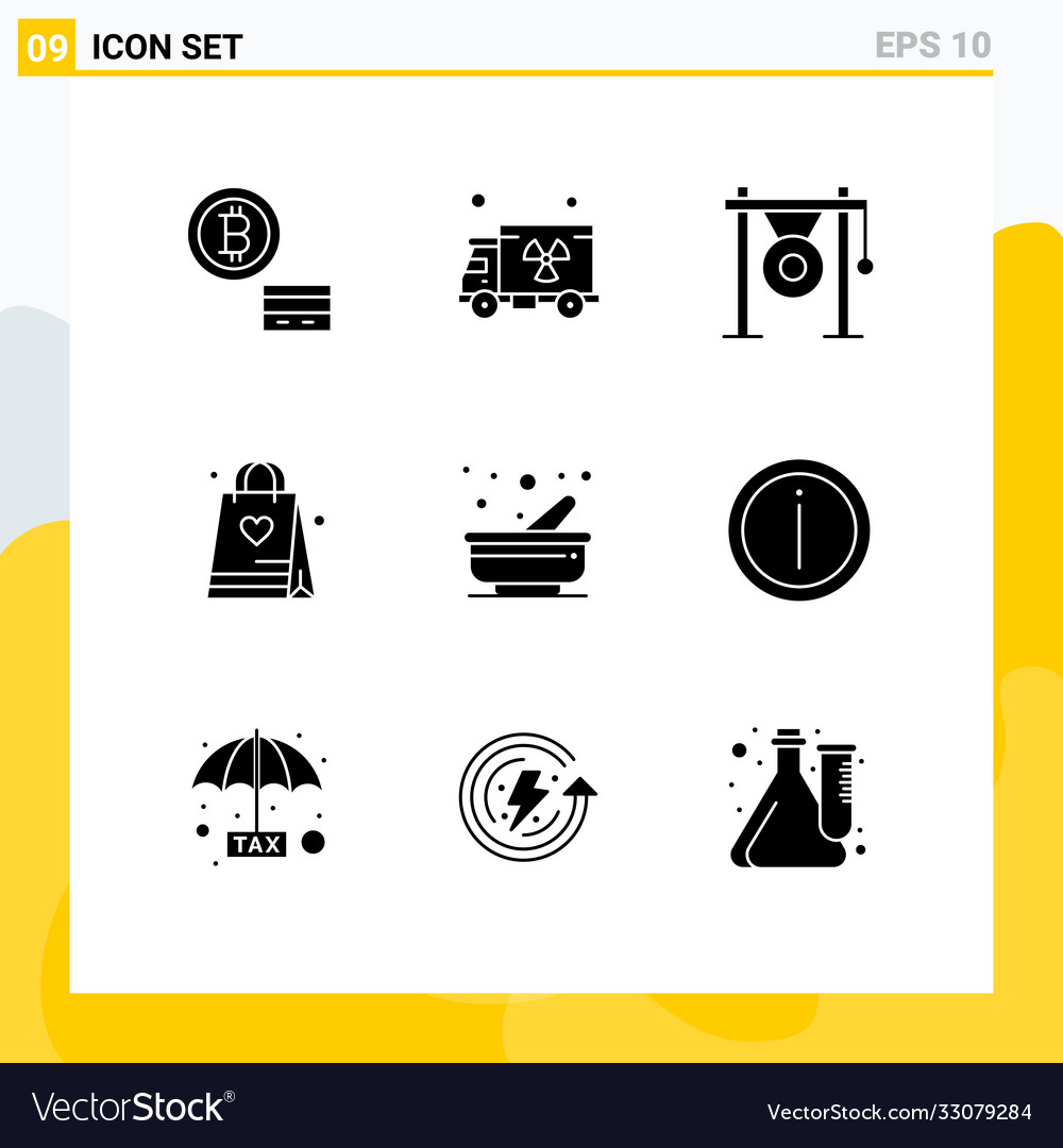 Group 9 solid glyphs signs and symbols