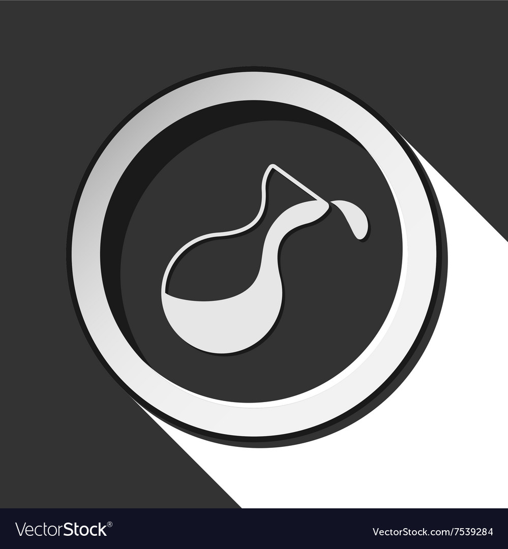 Icon - flask with shadow