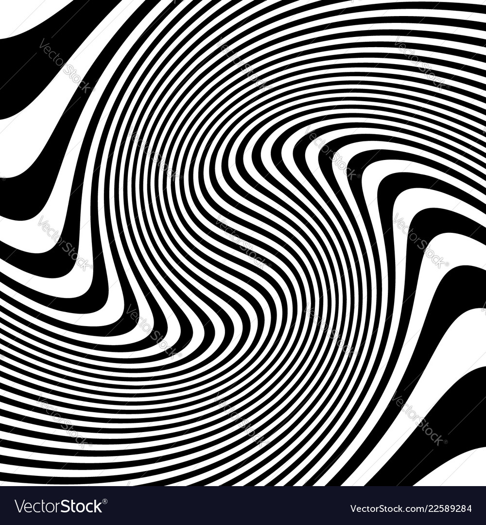 Lines pattern with distortion abstract geometric