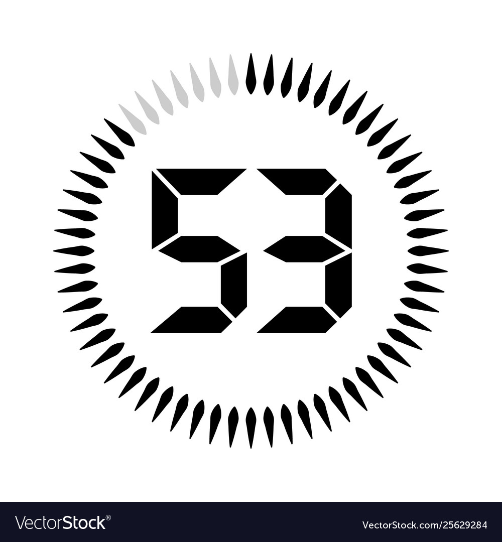 Minutes or seconds timer
