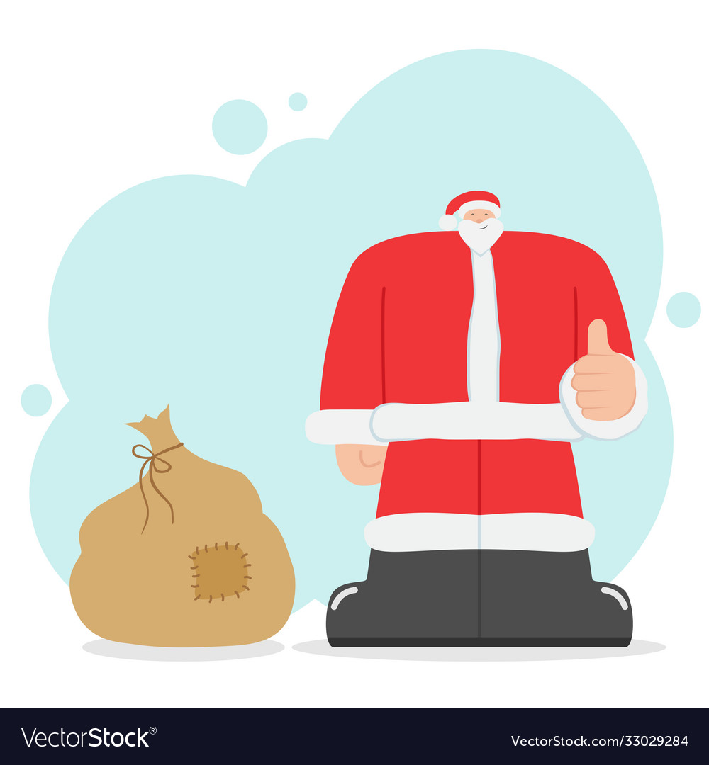 Santa and sack