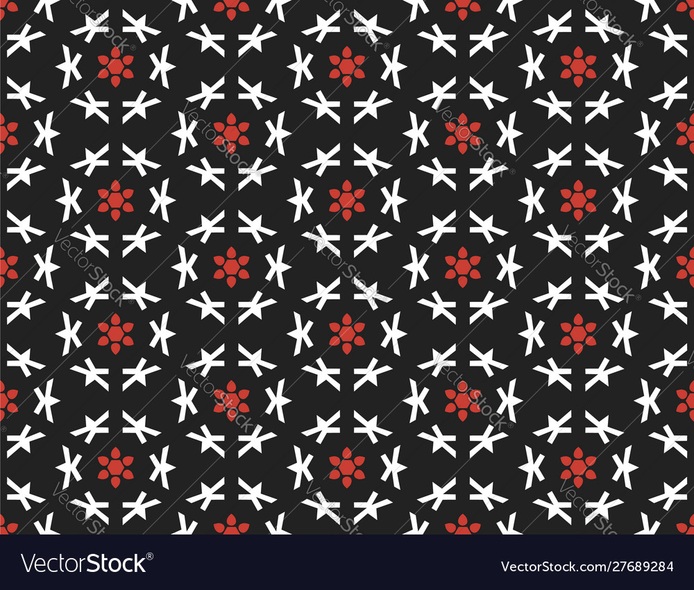 Nahtlose geometrische Muster geformt weiß und rot vector image Nahtlose geometrische Muster geformt weiß und rot