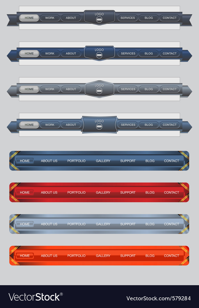 Web menus