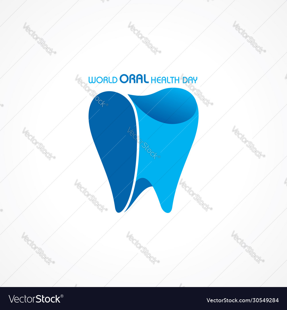 World Oral Health Day Design 20 March Royalty Free Vector 3875