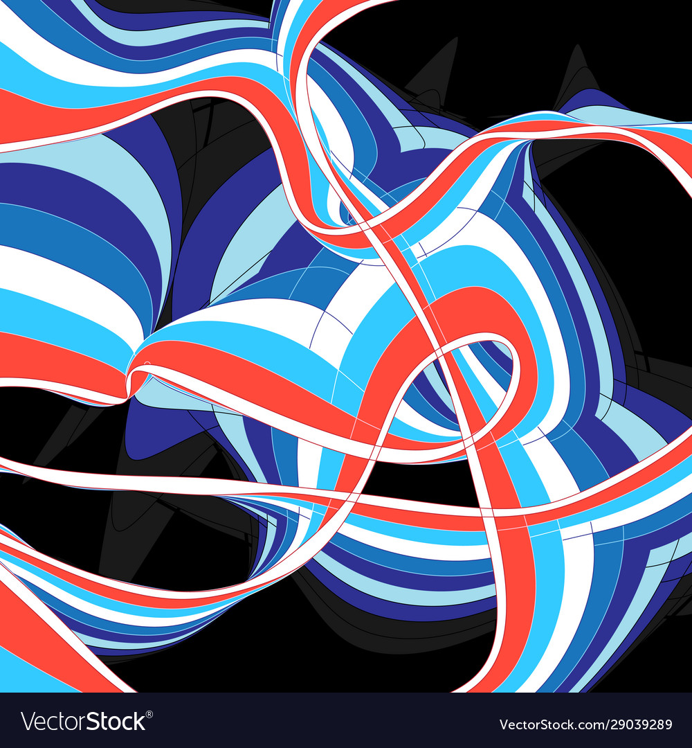 Abstract bright poster Royalty Free Vector Image
