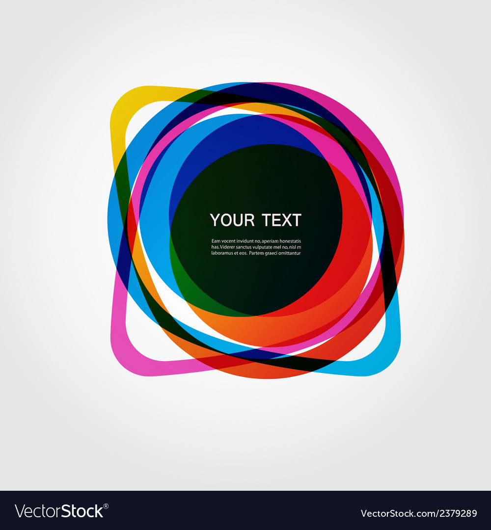 Abstract form color line design eps10