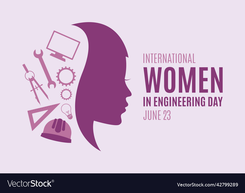 International women in engineering day icon