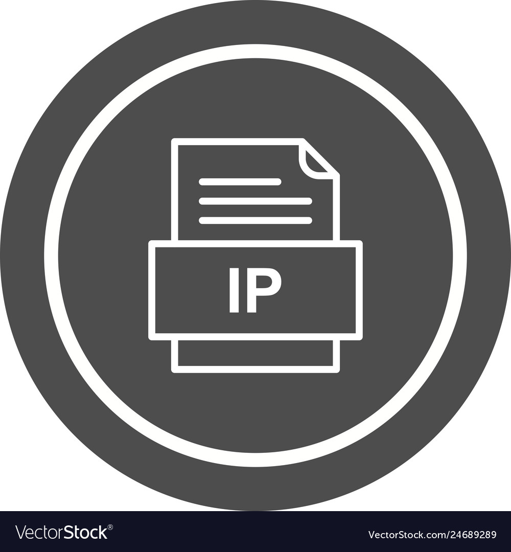 Ip file document icon