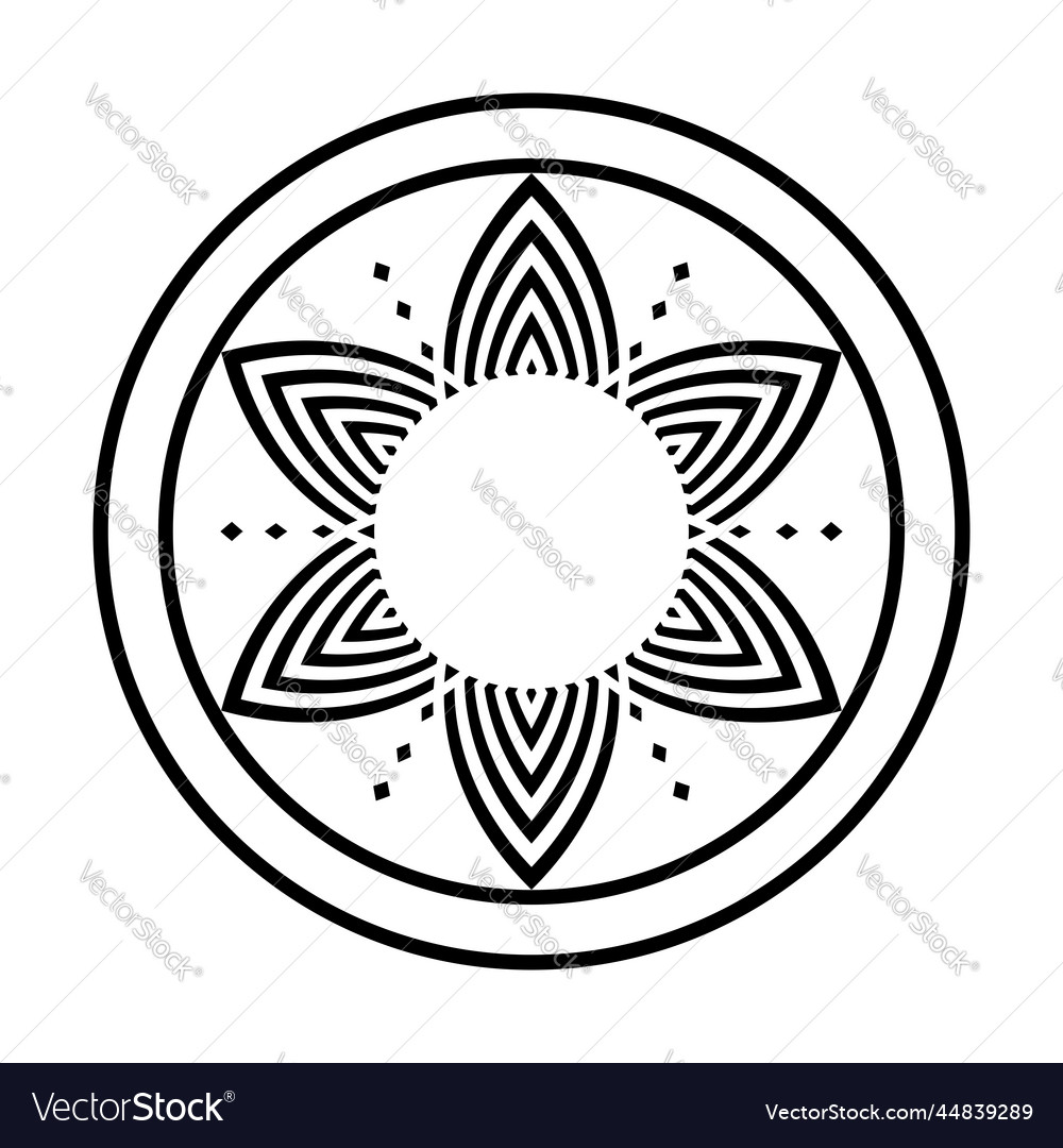 Radial Circle Pattern - Abstract