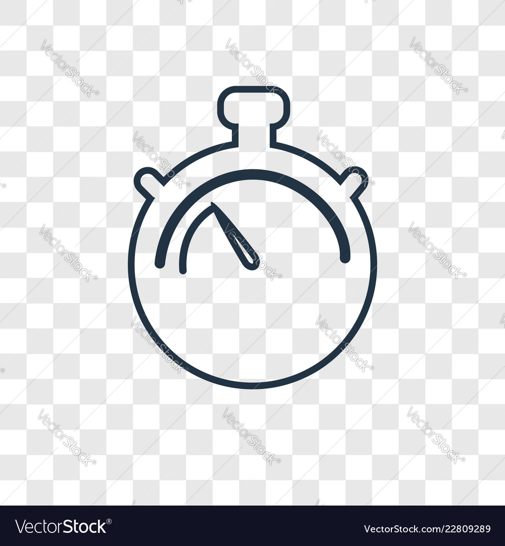Velocity concept linear icon isolated vector image Velocity concept linear icon isolated