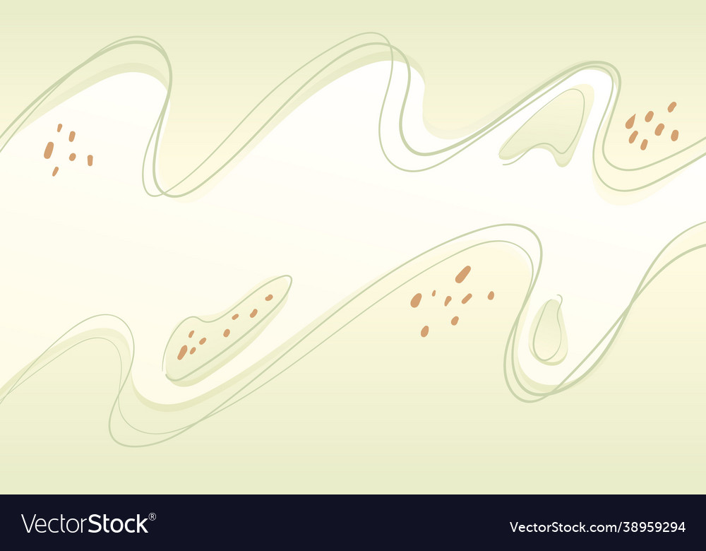 Abstract horizontal background with wavy shapes vector image Abstract horizontal background with wavy shapes