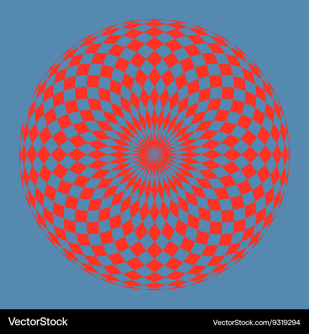Colored hypnotic abstract background Royalty Free Vector