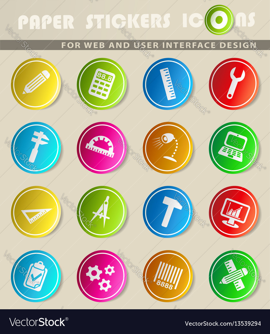 Engineering icon set