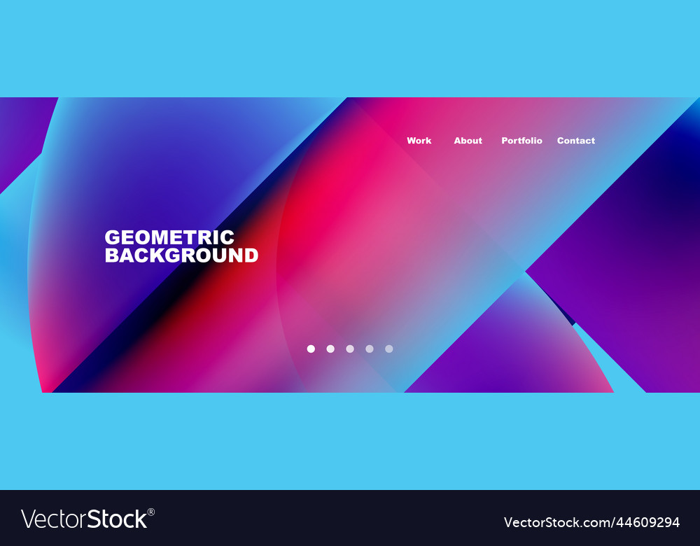 Geometric abstract background line with fluid Vector Image