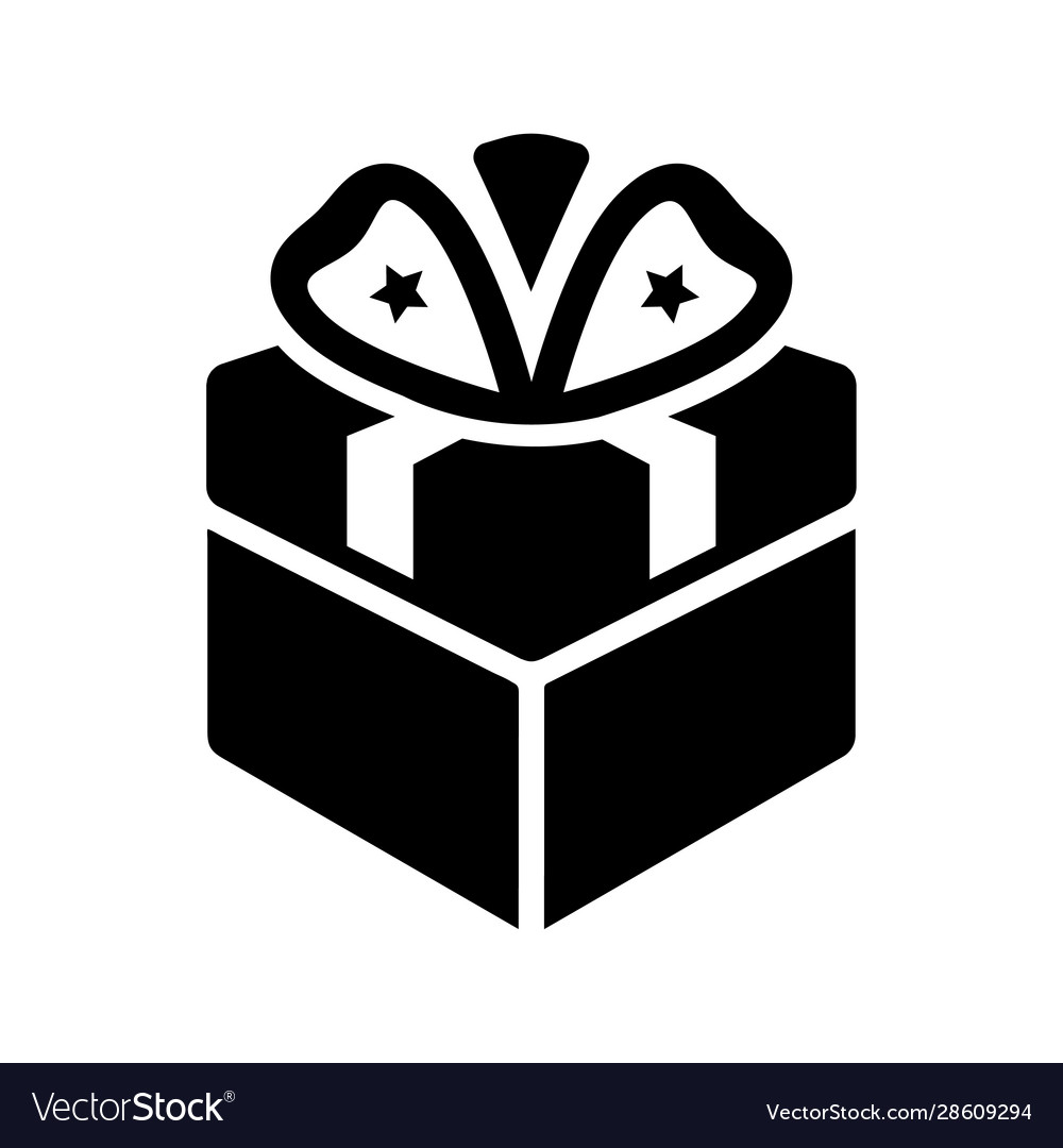 Gift icon box surprise voucher