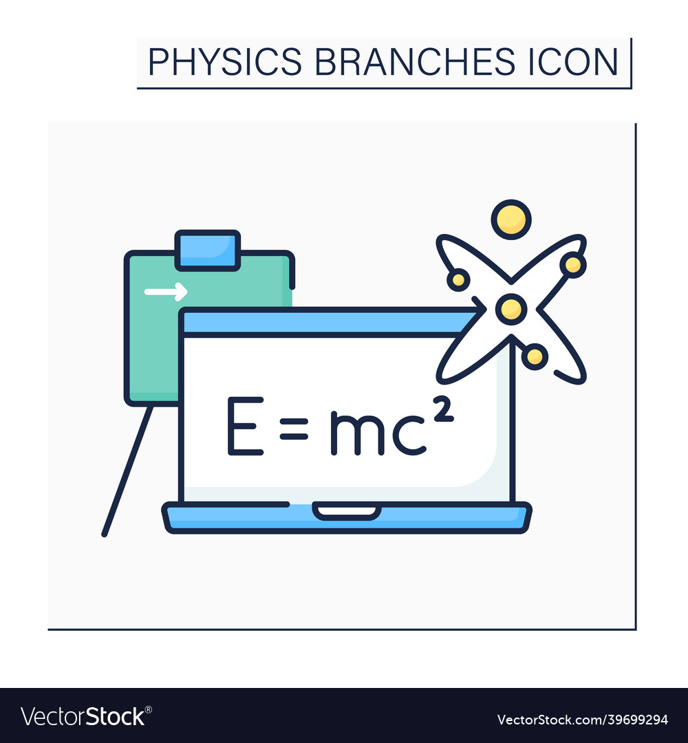 Modern physics color icon