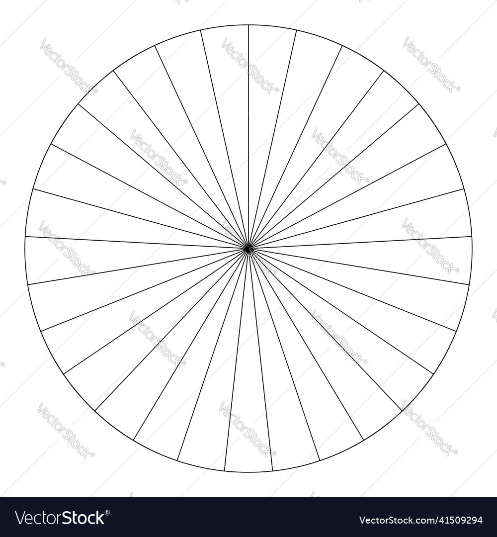 Pie chart graph circle circular diagram from