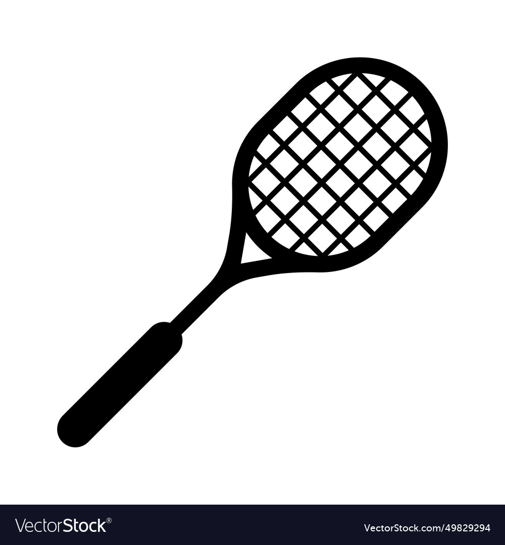 Racket icon vector image Racket icon