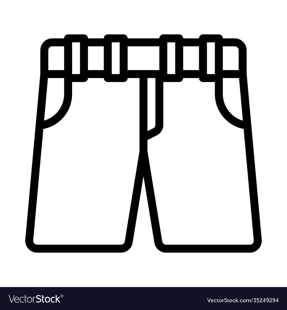 Short icon in line style for any projects vector image Short icon in line style for any projects