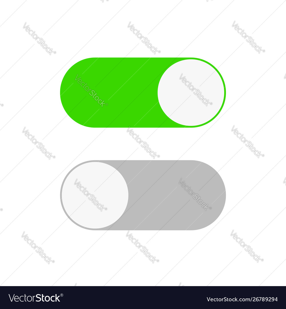 Simple Toggle Switch Icon - On/Off