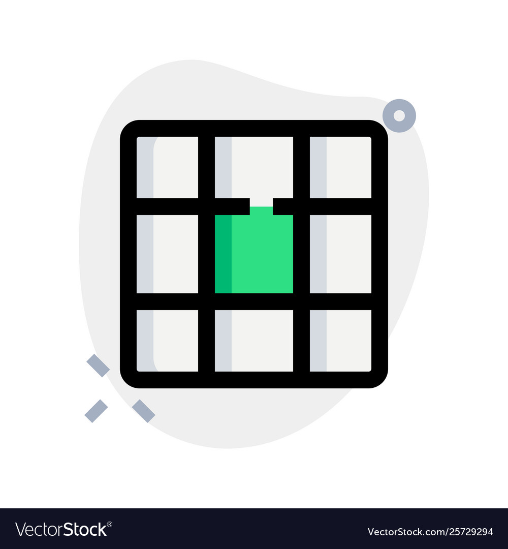 Square boxes cell mesh design template layout